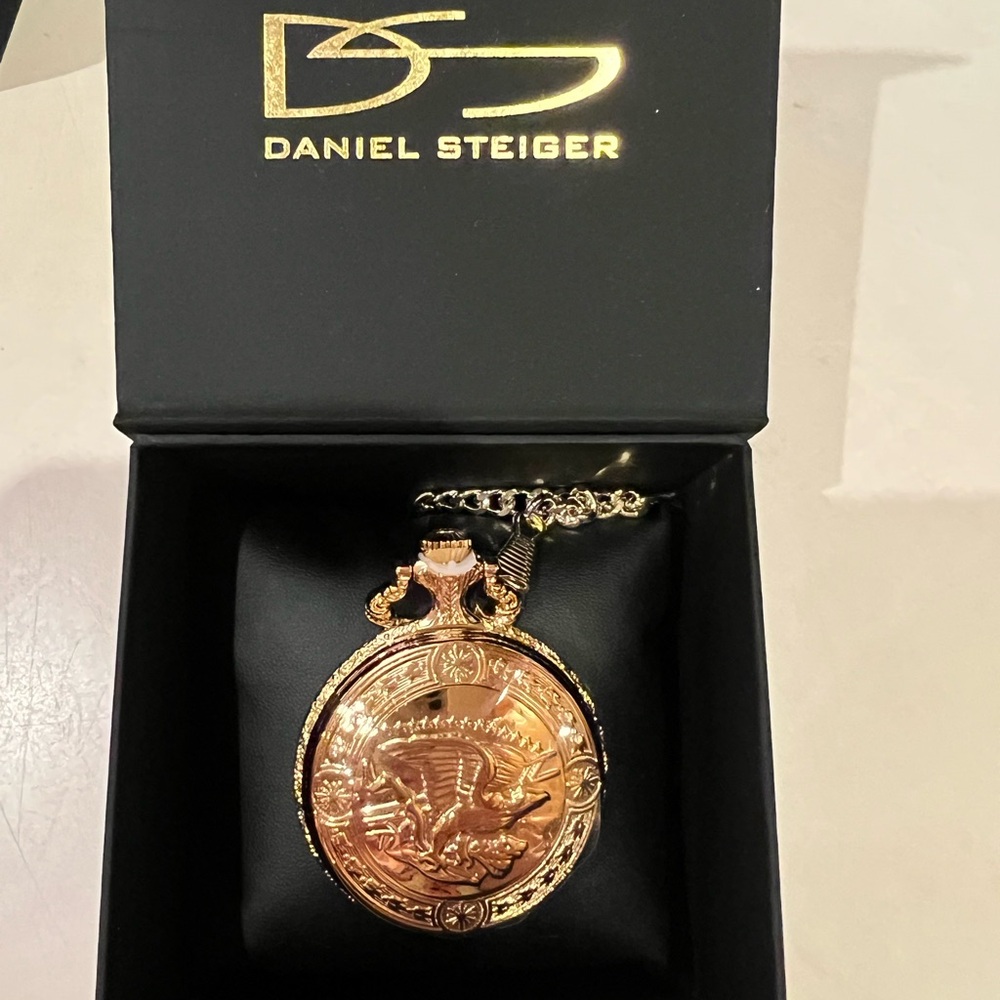 Daniel Steiger Gold Pocket Watch
